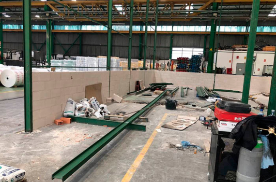 instalación estructuras metálicas