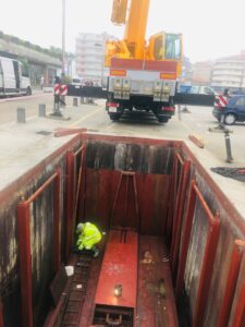 instalación contenedores basura tainer plus