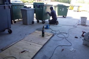 instalación contenedores